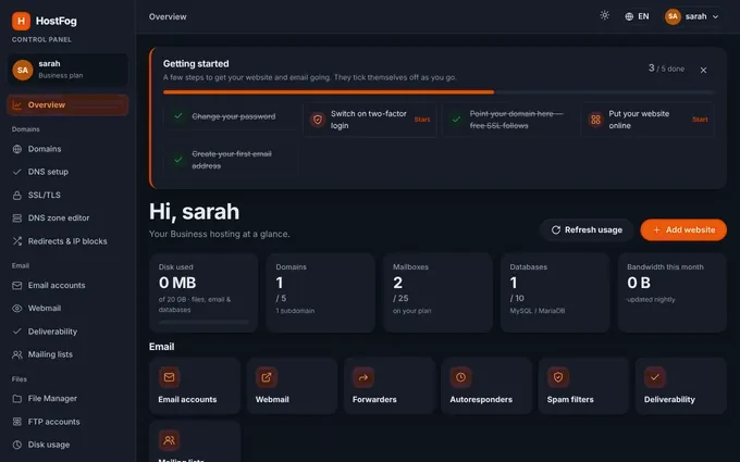 Dark mode